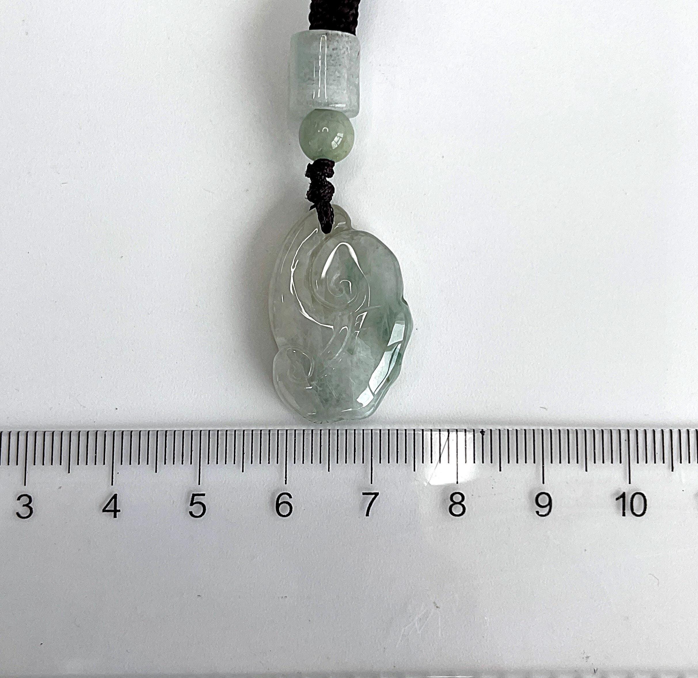如意翡翠ペンダント 天然ビルマ産翡翠 本物 グレードA - Etsy 日本