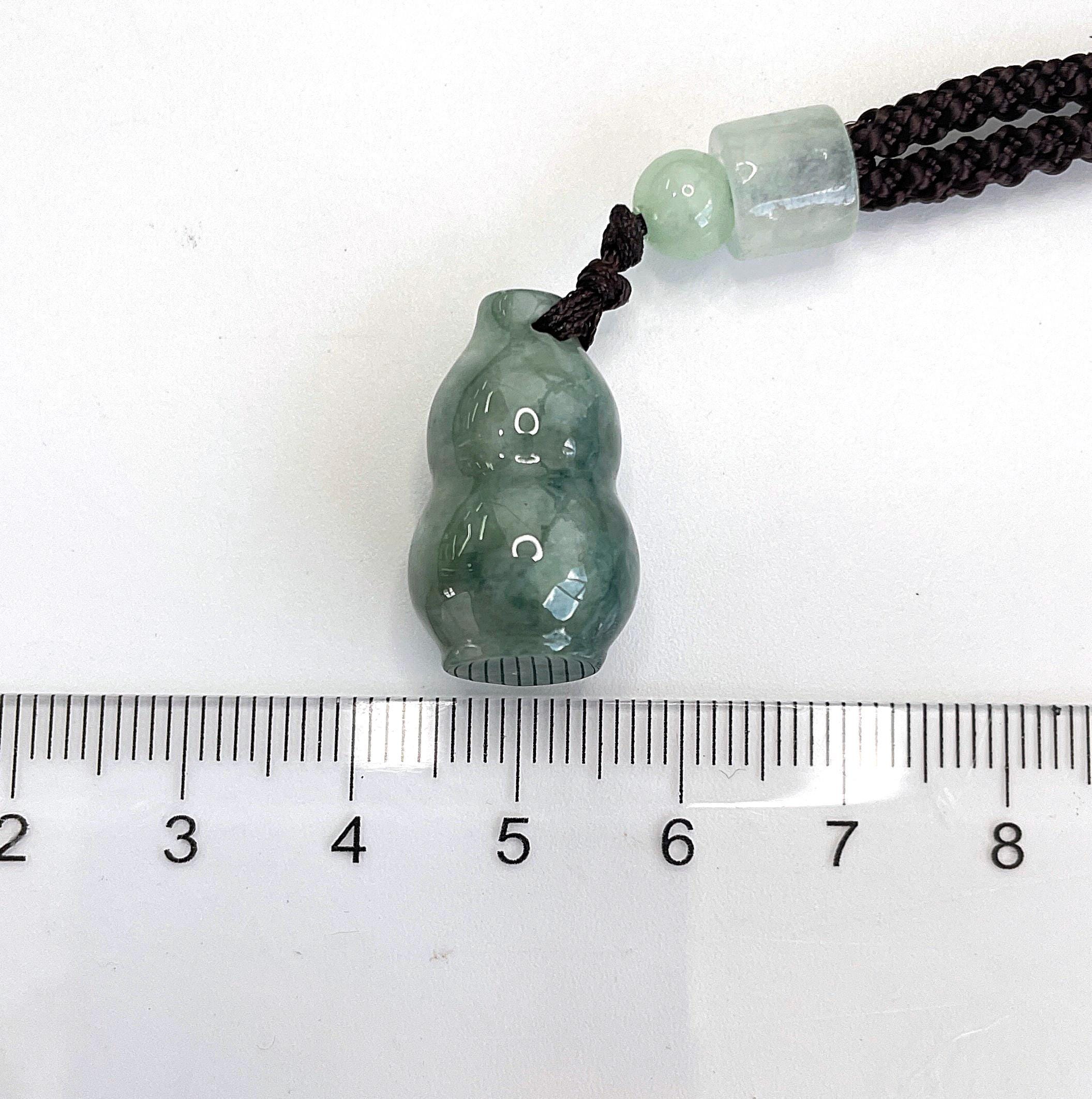 ひょうたん型翡翠ペンダント 天然ビルマ産翡翠 本物 グレードA - Etsy 日本