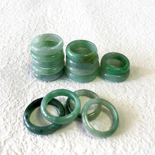 Bague Jade Vert Authentique Jadéite Birmane Naturelle Véritable Qualité A