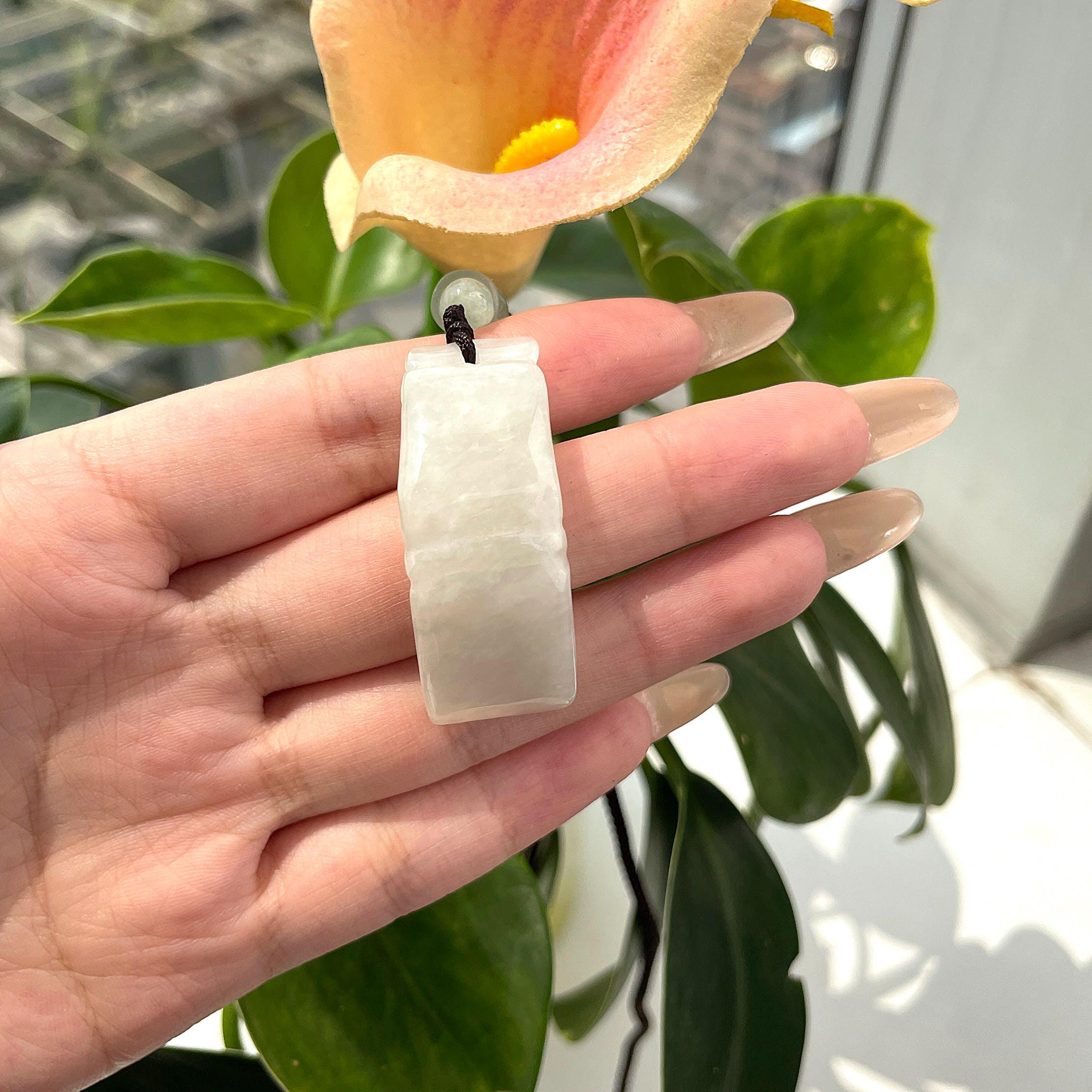 翡翠ペンダント 天然ビルマ産翡翠 本物 グレードA - Etsy 日本