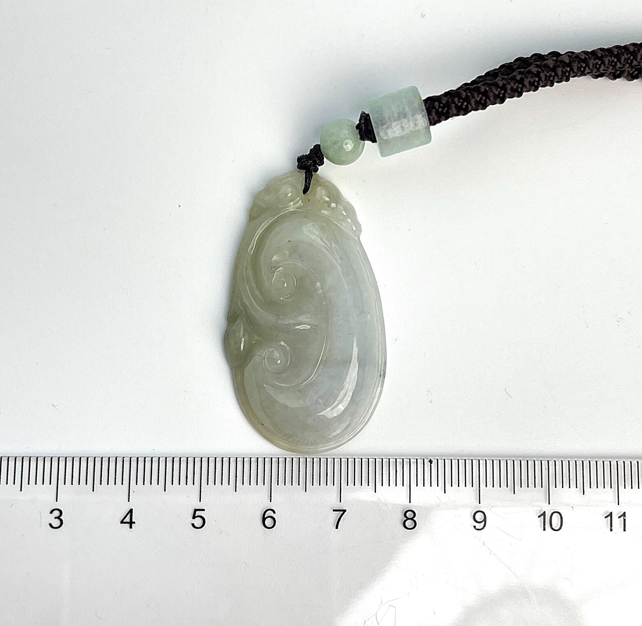 如意翡翠ペンダント 天然ビルマ産翡翠 本物 グレードA - Etsy 日本