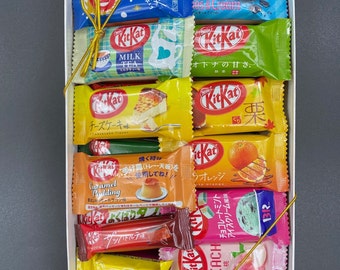 35 Pieces Hand-Picked Japanese Kit Kats and Limited Edition US Kit Kat Mini-Bars - Variety Pack