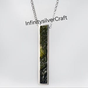 14k Gold zertifizierte A-Grade Moldavite aus Chlum, Tschechische Republik | 925 Sterling Silber, 18k Gelb / Rose Gold vergoldet | High Vibration Schmuck