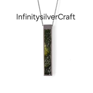 14k Gold zertifizierte A-Grade Moldavite aus Chlum, Tschechische Republik | 925 Sterling Silber, 18k Gelb / Rose Gold vergoldet | High Vibration Schmuck