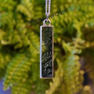 14k Gold zertifizierte A-Grade Moldavite aus Chlum, Tschechische Republik | 925 Sterling Silber, 18k Gelb / Rose Gold vergoldet | High Vibration Schmuck