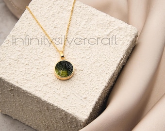 A-Grade Certified Moldavites from Chlum, Czech Republic | Moldavite Pendant, Moldavite Necklace, Crystal pendant, Healing Crystal Pendant.