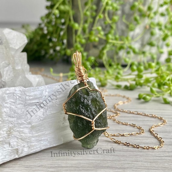 100 Natural Moldavite Certified Pendant From Czech Republic Raw Moldavite Pendant Authentic Moldavite Pendant Genuine Real Moldavite Etsy