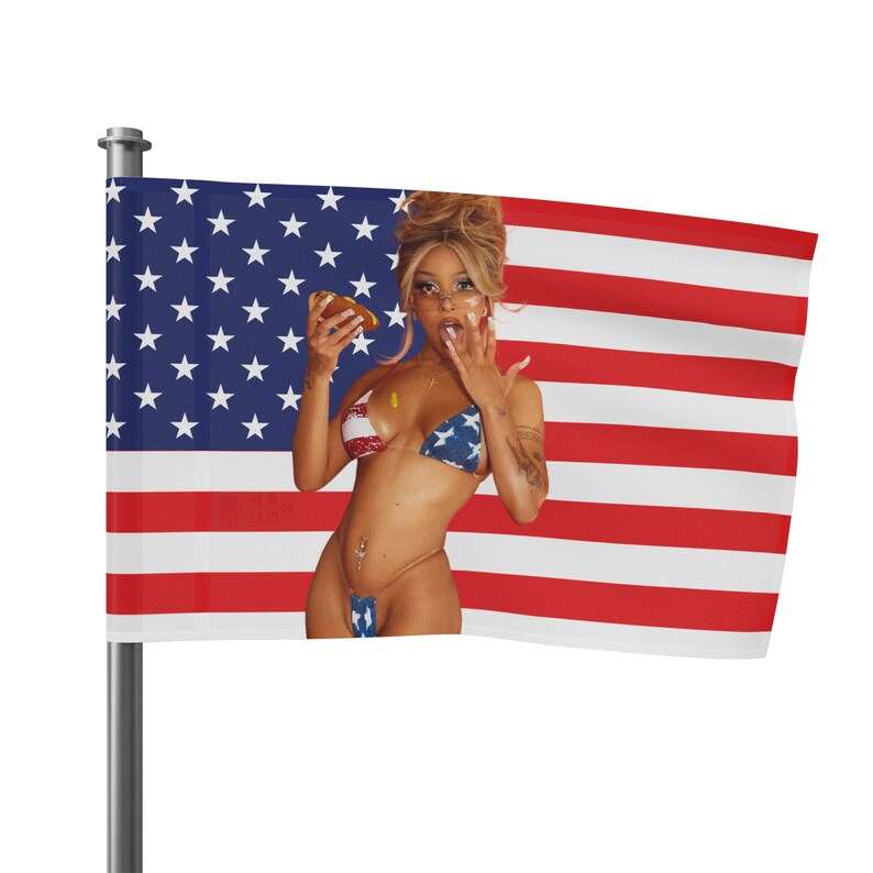 Doja Cat American Flag Funny Meme Wall Tapestries College Dorm Room