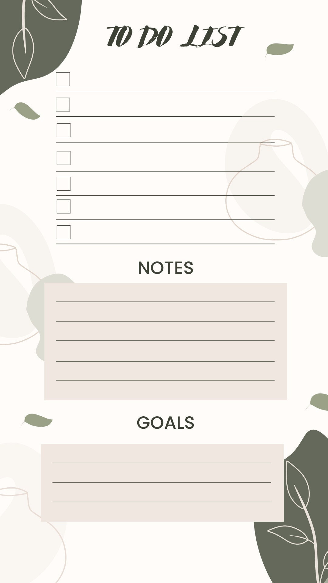 To Do Notes.pdf To-do Notes PDF - Etsy