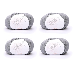 ggh Lacy | Set van 4 x 25g (totaal 100g) - 020 - Grijs