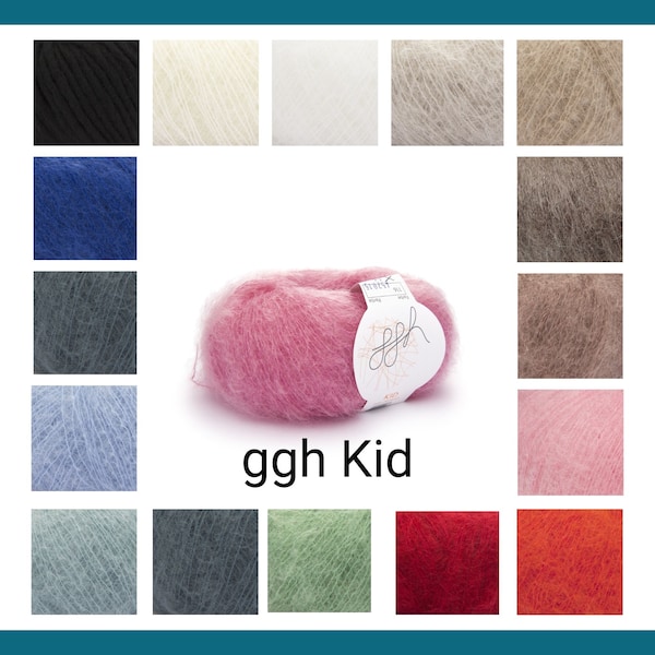 ggh Kid | light & high-quality kid mohair wool | 250m/25g