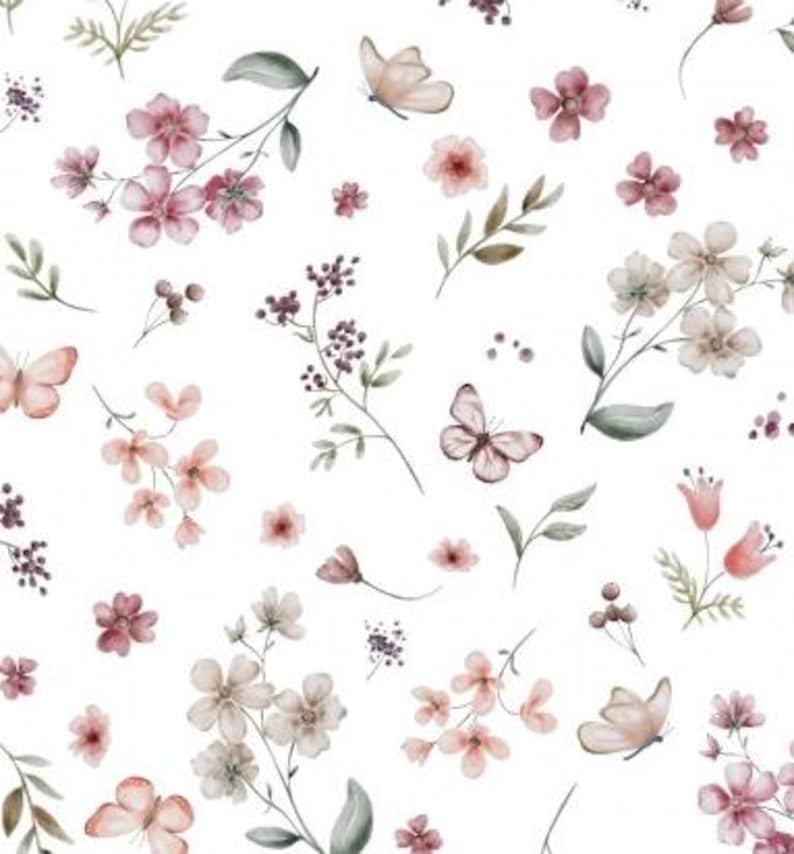 Preorder Choose From Cotton, Jersey, Sweat or Muslin Floral Delicate