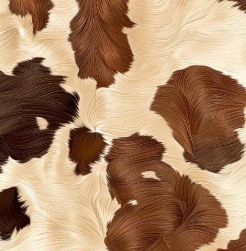 Preorder Exclusive Premium Cotton Fabric Animal Fur Cow Cow Spots Fur