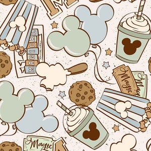 Pre-order Jersey Fabric Sold by the Meter 1.60 m wide Magic Party Boys