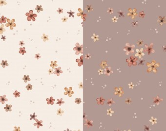 Pre-order! Jersey cotton jersey floral delicate blossoms scattered flowers from 50 cm + optionally 2 colors