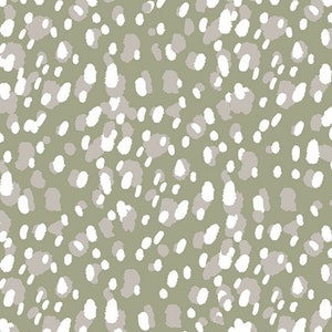 Pre-order Exclusive Premium Cotton Fabric Patchwork Sold by the Meter Animal Fur Pattern Animals Safari Africa Green