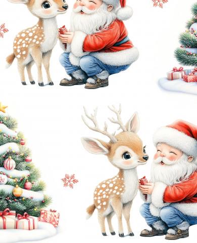 Weihnachts-Duschvorhang Mit Lebkuchenmotiv 180x180 Cm – Mit 12 Haken, Wasserdicht