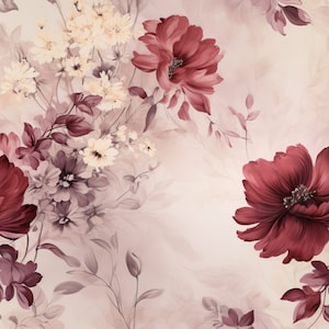 Pre-order jersey fabric cotton jersey 1.60 m extra wide floral roses flowers blossoms