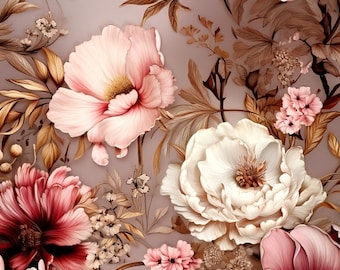 Pre-order Jersey fabric cotton jersey 1.60 m extra wide floral roses flowers blossoms
