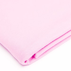 wahlweise UNI Baumwolljersey Single Jersey 180 cm breit 4 verschiedene Farben Rosatöne Flieder Creme Bild 3