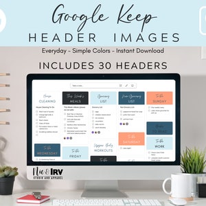 Google Keep Image Header | Einfach Alltäglich | Sofortiger Download Google Keep Headers