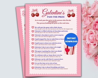 Pass the Prize - Galentine game - Pass the gift game - Teen Galentines game - Pass the Parcel - Pass the Present - Galentines Day
