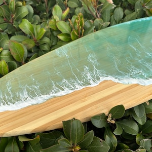 23 Zoll Epoxy Finish Surfbrett Wandbehang Surfbrett, Wurstbrett Käsebrett Geburtstagsgeschenk, Geschenk, Servierbrett,