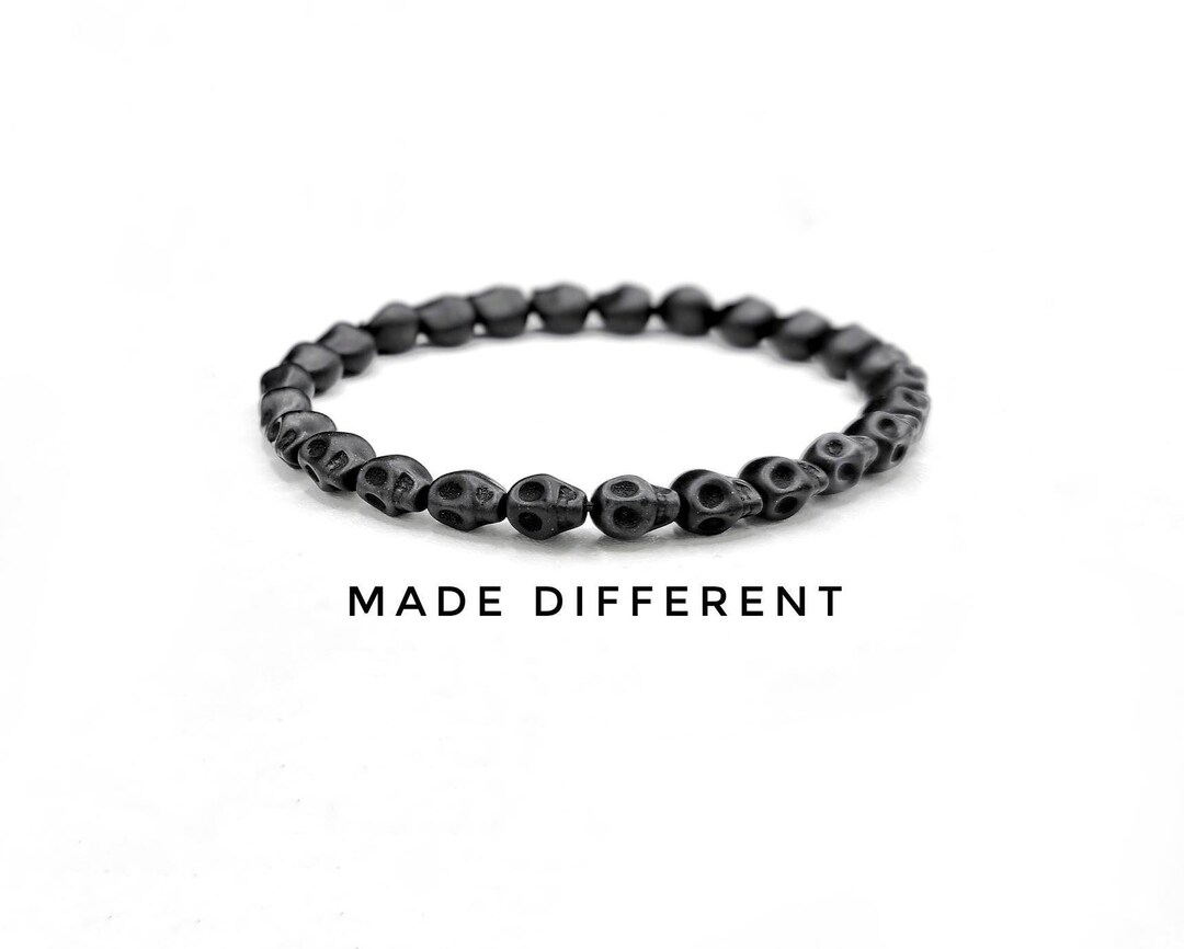 Humanic+ Pro MAXHematie Beaded Bracelet - Natural Stone, Adjustable, Thermogenic Therapy For Men & Women