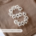 Personalised Baby Name Sweater | Hand Embroidered | Daisy Initial | Custom Toddler Jumper product logo