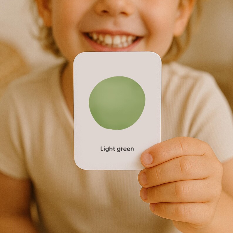 COLORS • English • Printable Flashcards • Three-part Montessori Cards ...