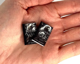 Feathers So Vicious & Shadows So Cruel by Liv Zander | Miniature Book Set