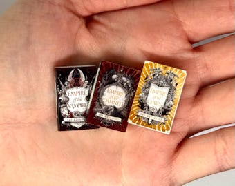 Empire of the Vampire Trilogy Miniature Book Set | Jay Kristoff |Gothic Fantasy Mini Collection