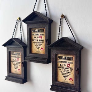 Harry Potter Hogwarts Educational Decree | Miniature Movie Replica Collectible