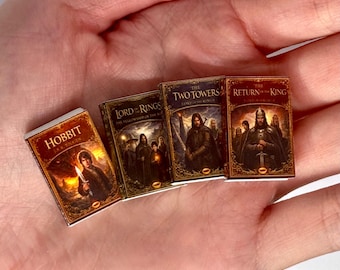 The Lord of the Rings & The Hobbit Miniature Book Set