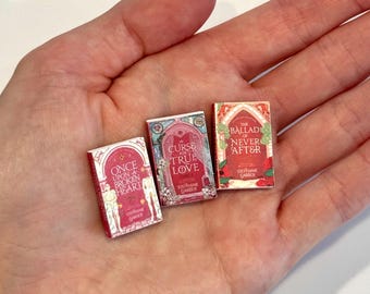 Miniature Once upon a broken heart books!