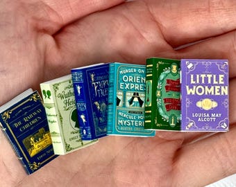 Classic Miniature Book Collection – Victorian & Literary Titles