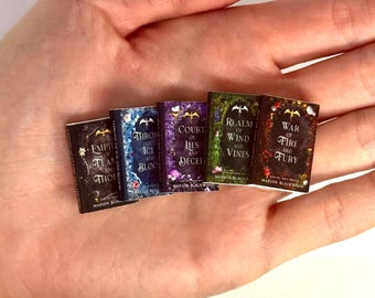 Marion Blackwood Flame and Thorns Series – 1/12 Scale Miniature Books