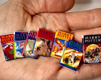 Miniature Harry Potter books!
