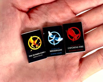 The Hunger Games Trilogy Miniature Book Set | 1:12 Scale | special edition covers