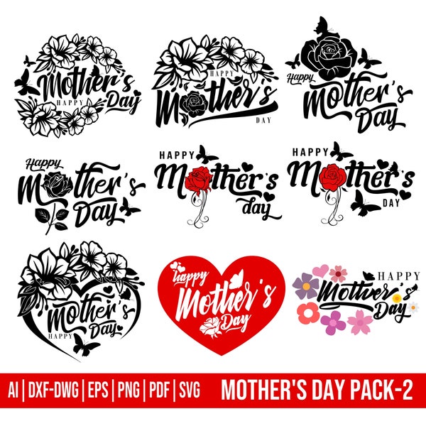 Happy Mothers Day svg, Mother Day Svg, Happy Mothers Day Bundle Svg Bundle, Mom Svg, Mothers Svg