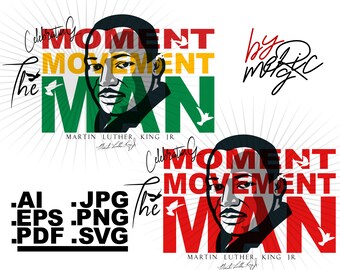Martin Luther King Jr. lagerdesign (svg, eps, ai, png, jpg)
