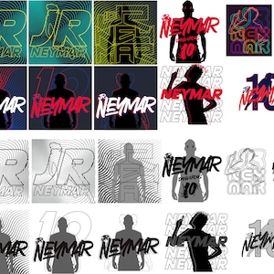 Neymar JR Svg, Neymar, Football PSG Paris, Cuts File, Cricut, Silhouette, T-Shirt, Neymar svg, Goat, digital svg