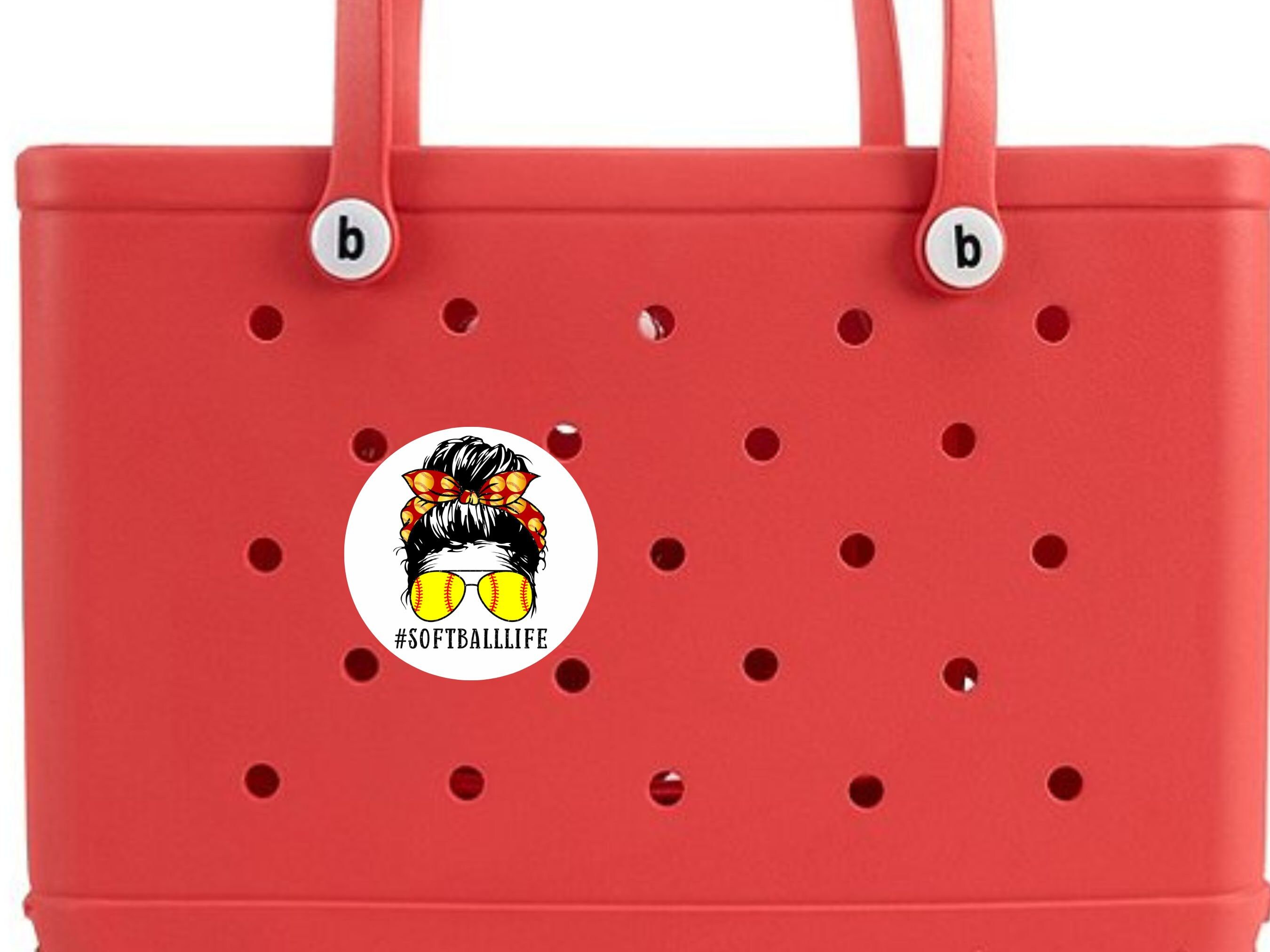 Softball Mom Accessories Bogg Bag Softball Charms Bogg Bag Etsy