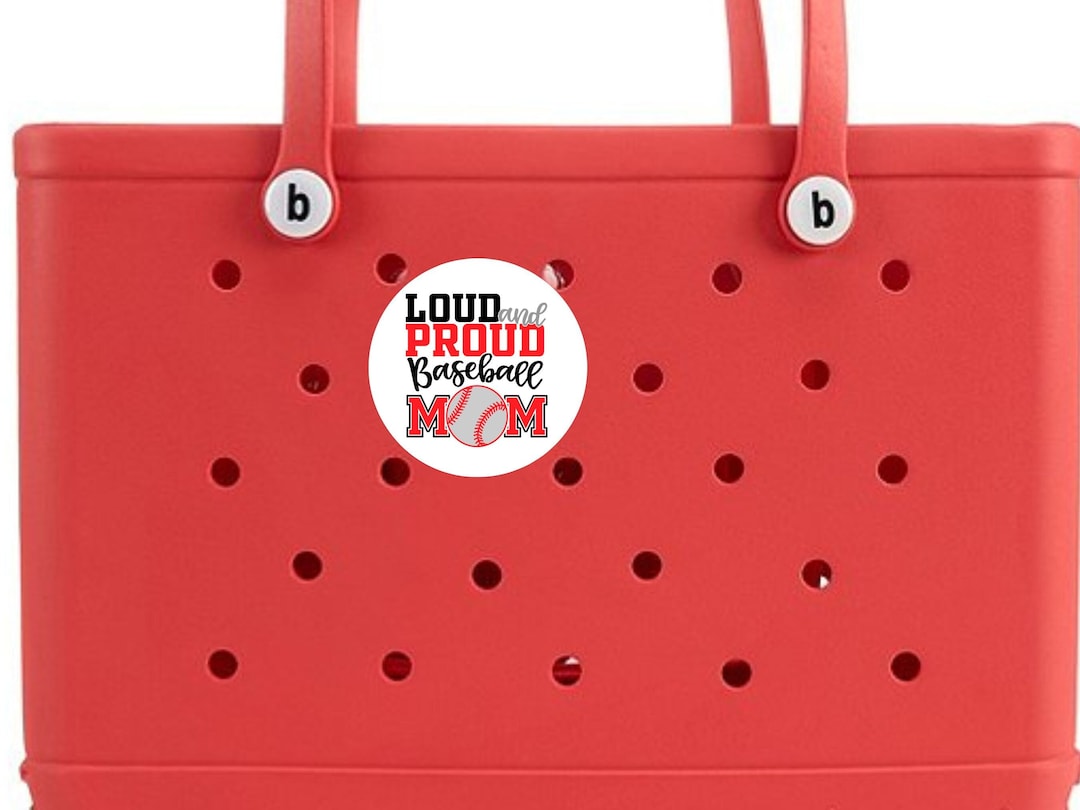 Bogg Bag Accessories, Bogg Bag Baseball Mom, Bogg Bag Baseball Charm