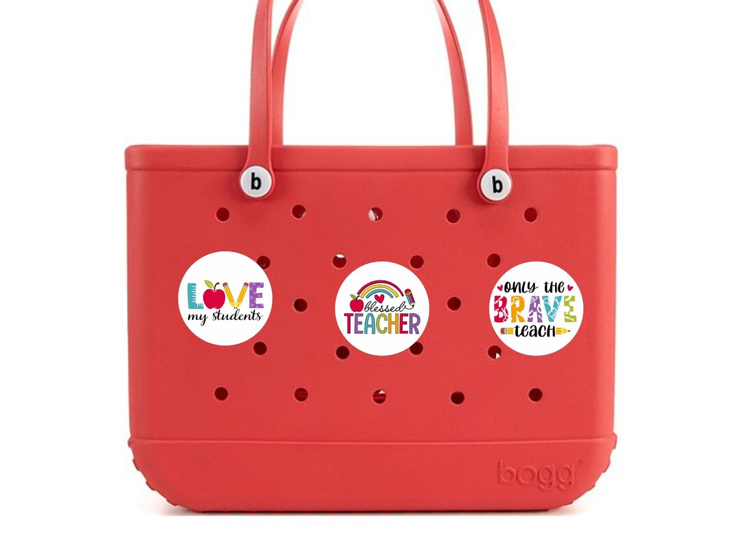 Teacher Bogg Bag Accessories, Teacher Bogg Bag Tag, Teacher Bogg Bag