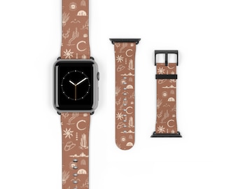 Wild West Cowboy Apple Watch Band Esthetische Apple Watch Series 1, 2, 3, 4, 5, 6, 7, 8, 9 Ultra en SE apparaten Band Armband Geschenken