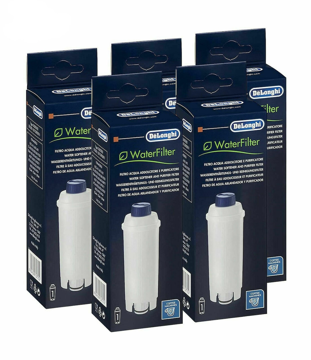 5x Pcs De'longhi Water Descaling Filter Cartridge DLSC002 5513292811 -   Finland