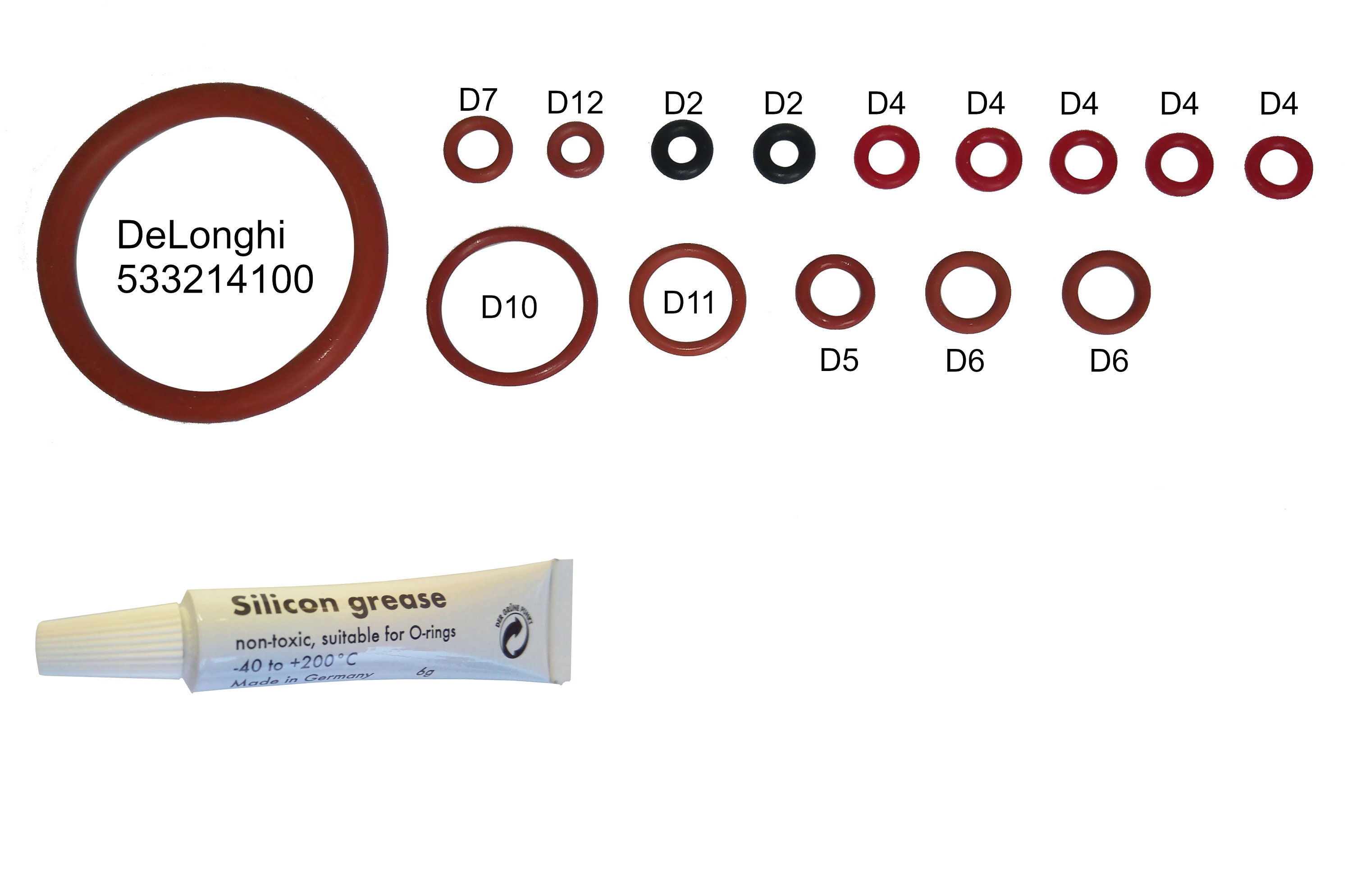 Delonghi Seals Kit Set16 Parts Support Kit Ecam Models Etsy