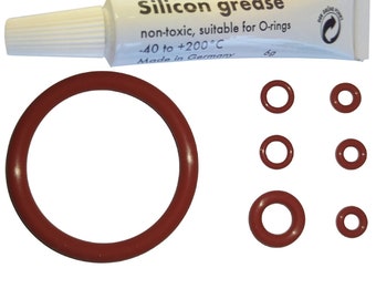 O-ring Set for Bosch/Siemens EQ & Vero + Silicone Grease 6g | F658675