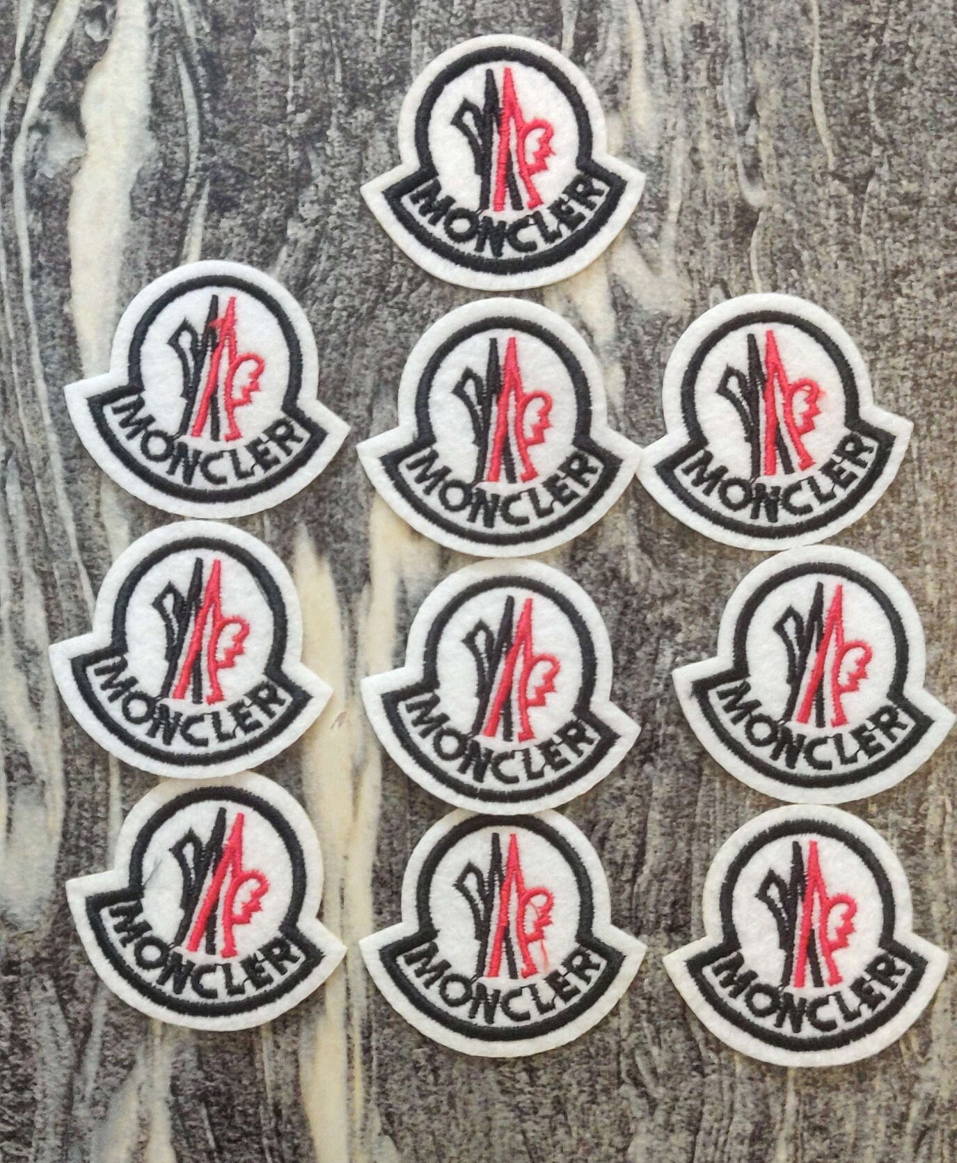 Moncler iron on patch discount